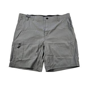Realtree XL 40-42 grey cargo zip pocket quick dry performance cinch belt waist